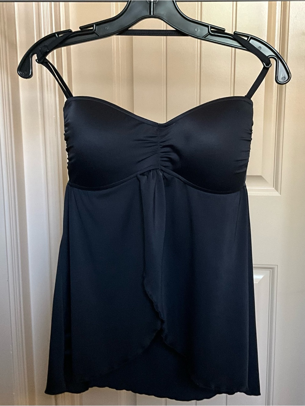 VENUS Black Halter Bandeau Tankini Top